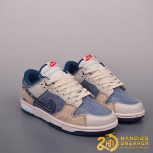 Giày Nike SB Dunk Low Panda Prank Blue Levis (1)