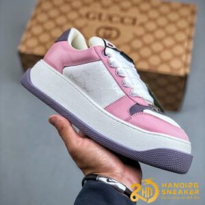 Giày Gucci GG Screener Pink And Lilac Leather