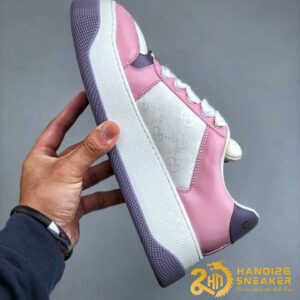 Giày Gucci GG Screener Pink And Lilac Leather (5)