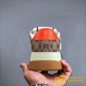 Gucci GG Supreme Low Top Canvas Brown (3)