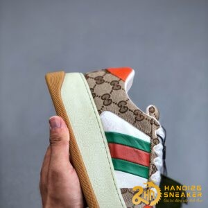 Gucci GG Supreme Low Top Canvas Brown (6)
