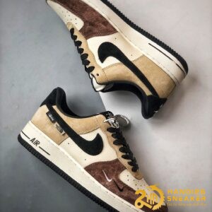 Giày Nike Air Force 1 Low 07 X The North Face X Stussy Brown White Be (3)