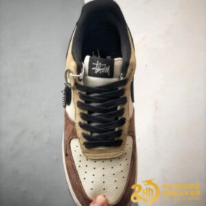 Giày Nike Air Force 1 Low 07 X The North Face X Stussy Brown White Be (4)
