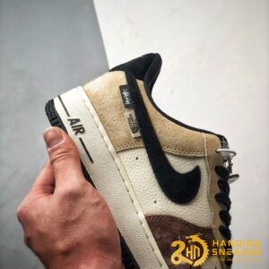 Giày Nike Air Force 1 Low 07 X The North Face X Stussy Brown White Be (7)