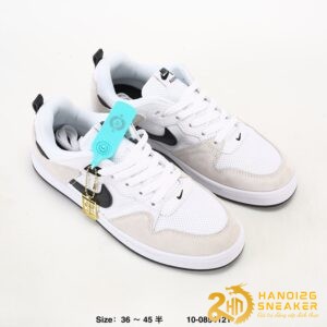 Giày Nike Alleyoop SB White Black CJ0882 100 (4)
