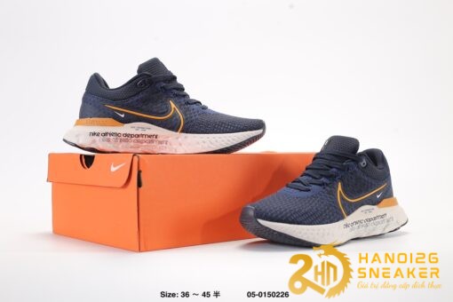 Giày Nike React Infinity Run Flyknit 3 Premium Dark Obsidian