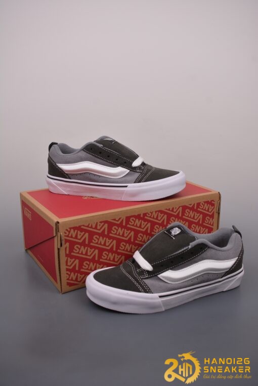 Giày Vans Knu Skool Pewter Grey White