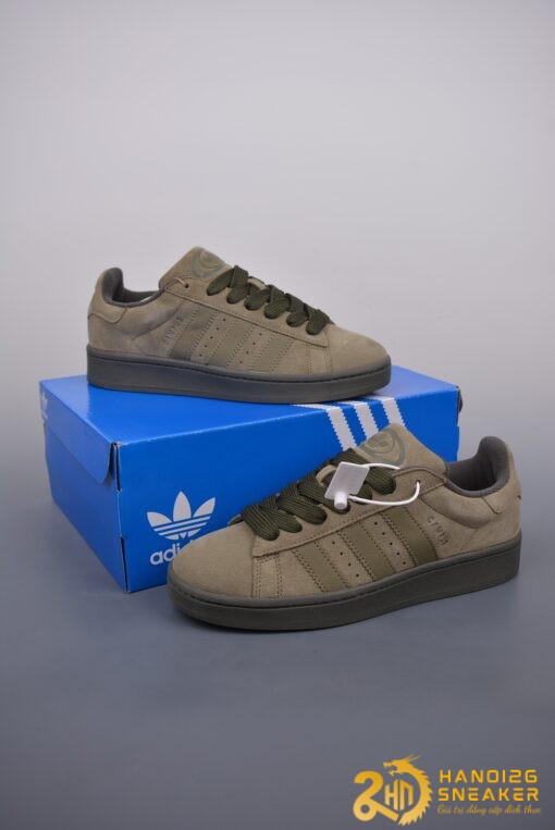 Giày Adidas Originals Campus Dark Brown ID3424