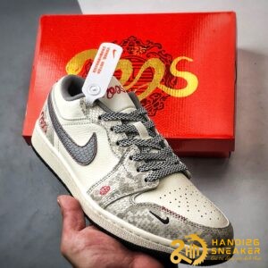 Giày Nike Air Jordan 1 Joe Snake Year Limited Grey (1)