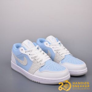 Giày Nike Air Jordan 1 Low Blue Tint Elephant Print IB7692 400 (1)