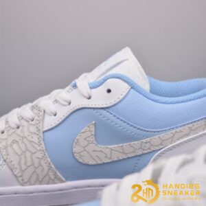 Giày Nike Air Jordan 1 Low Blue Tint Elephant Print IB7692 400 (2)
