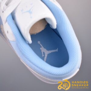 Giày Nike Air Jordan 1 Low Blue Tint Elephant Print IB7692 400 (3)