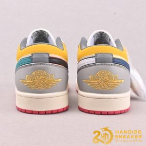 Giày Nike Air Jordan 1 Low Premium Sail Yellow Ochre (5)
