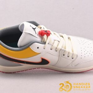 Giày Nike Air Jordan 1 Low Premium Sail Yellow Ochre (7)