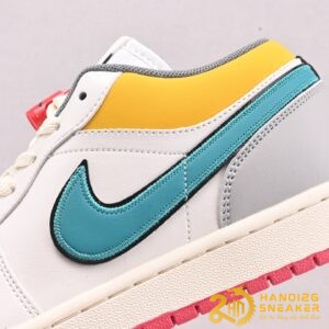 Giày Nike Air Jordan 1 Low Premium Sail Yellow Ochre (8)