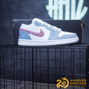 Giày Nike Jordan 1 Low SE Denim Sequin HQ2001 400 (1)