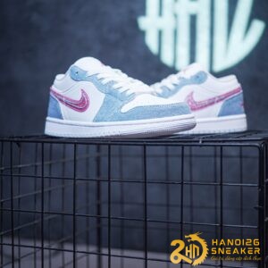 Giày Nike Jordan 1 Low SE Denim Sequin HQ2001 400 (8)