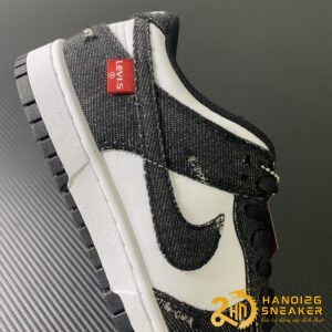 Giày Nike SB Dunk Low Levis Denim Black White LE0021 006 (3)