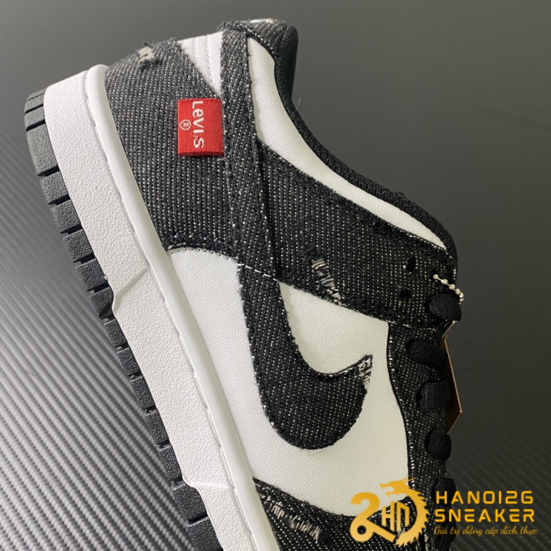 Giày Nike SB Dunk Low Levis Denim Black White LE0021 006 (3)