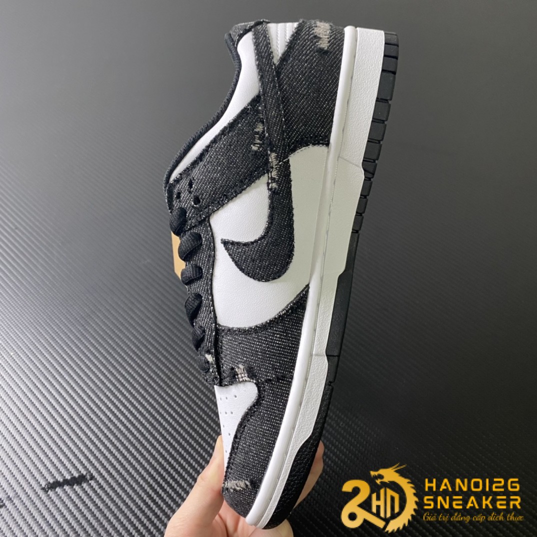 Giày Nike SB Dunk Low Levis Denim Black White LE0021 006 (5)