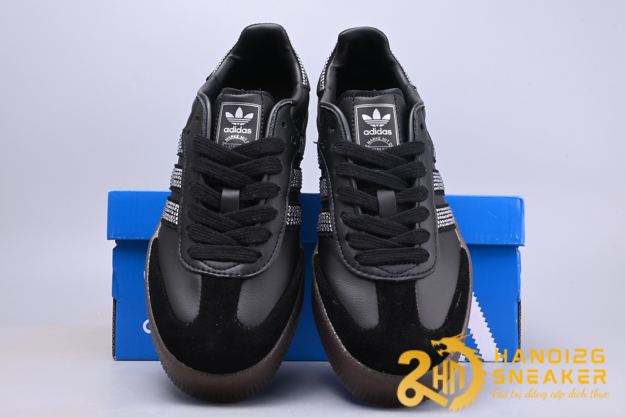 Giày Adidas Sambae Rhinestone Black Silver IH4045 (3)