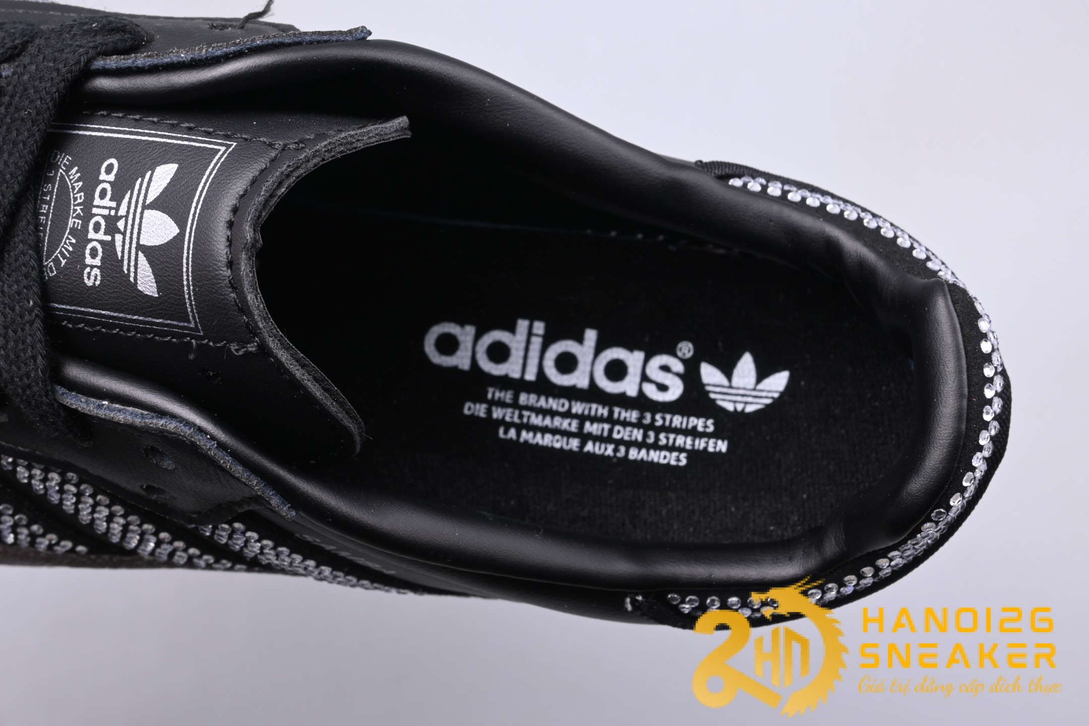 Giày Adidas Sambae Rhinestone Black Silver IH4045 (5)
