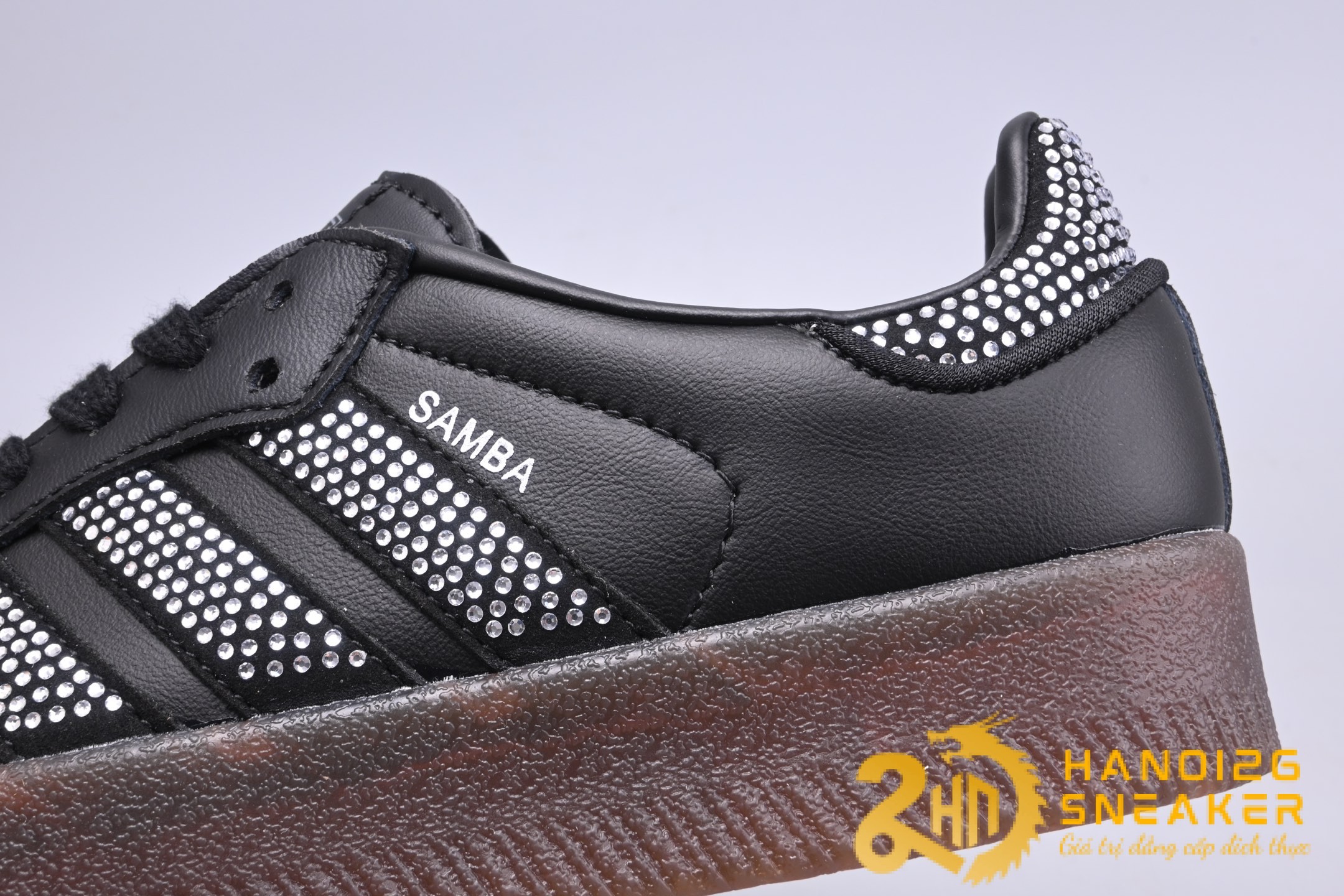 Giày Adidas Sambae Rhinestone Black Silver IH4045 (6)