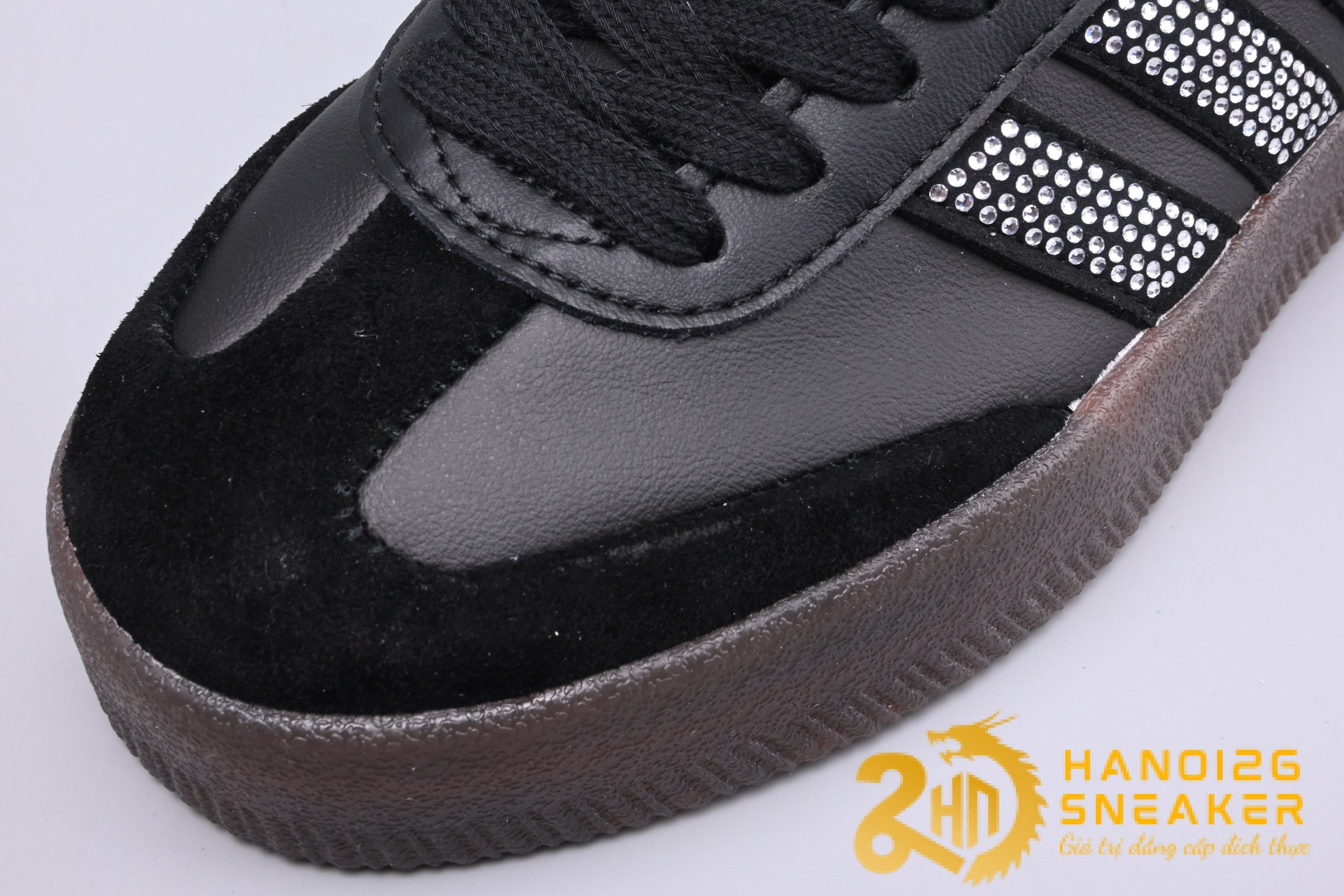 Giày Adidas Sambae Rhinestone Black Silver IH4045 (8)