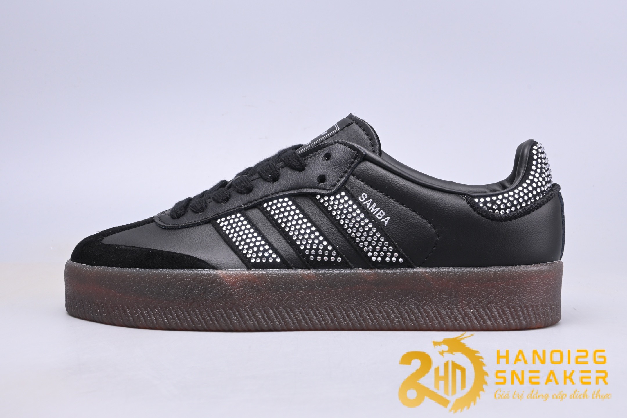 Giày Adidas Sambae Rhinestone Black Silver IH4045