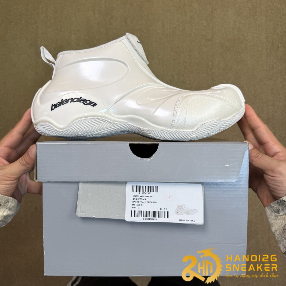 Giày Balenciaga Basketball 19th Generation White (1)