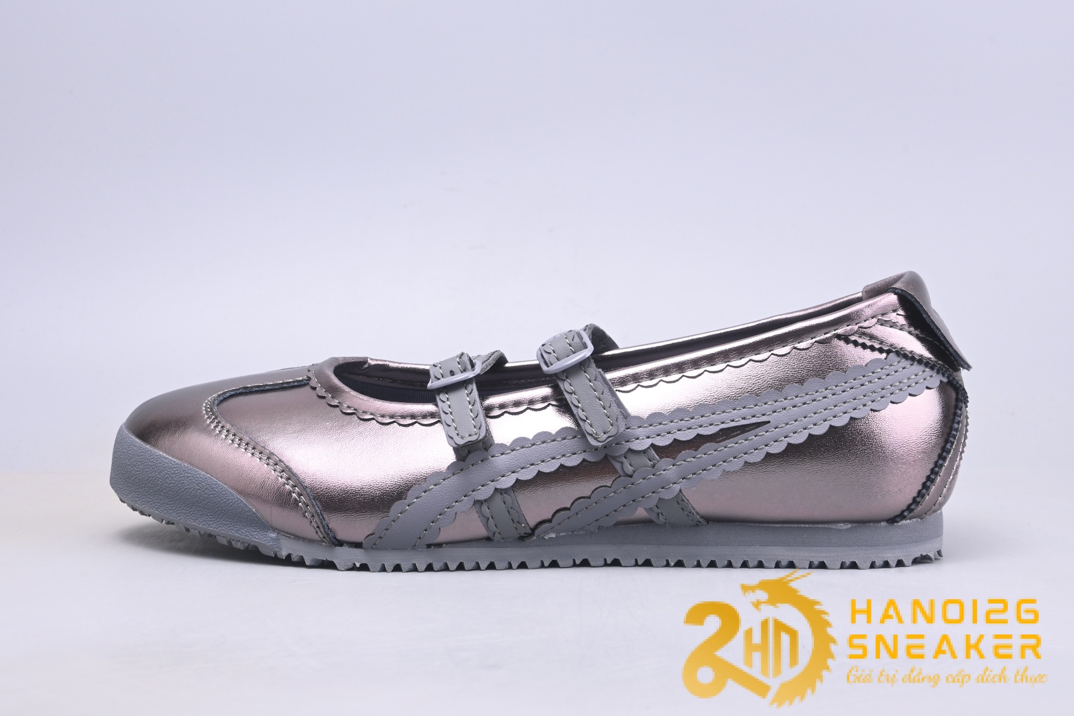 Giày Onitsuka Tiger Mexico 66 TGRS Metallic Pack Gunmetal Metropolis