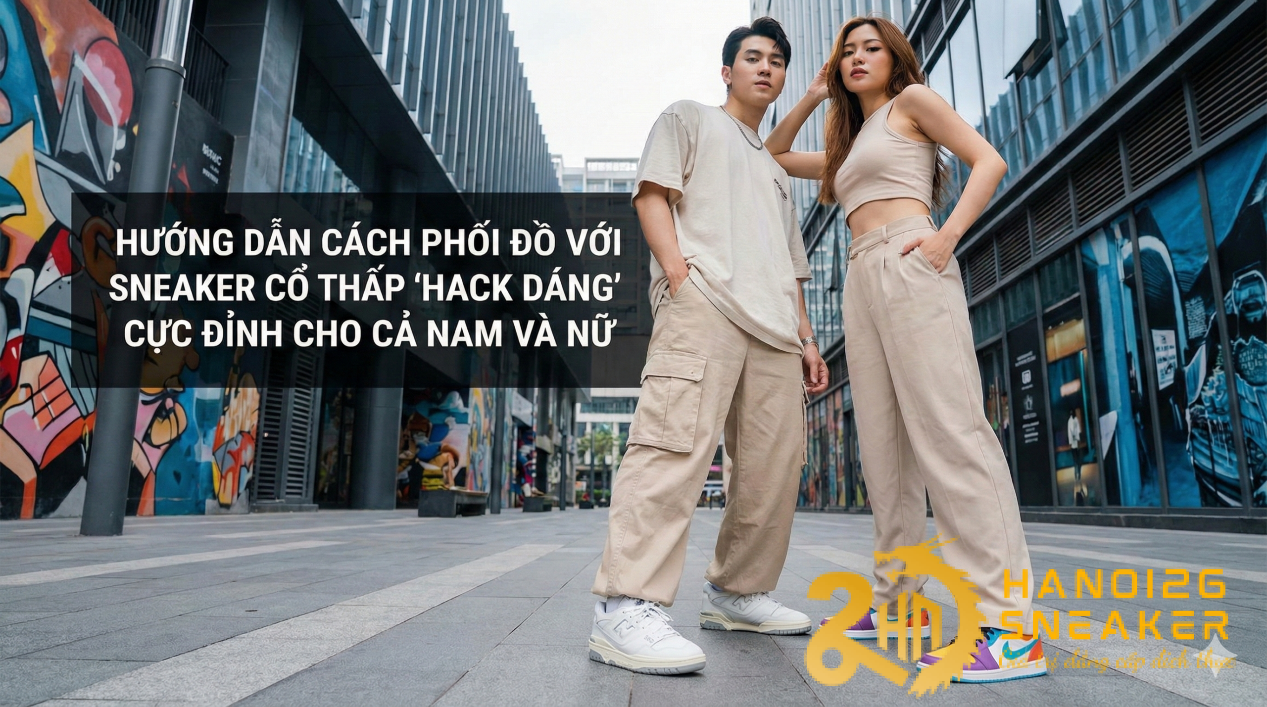 Phối đồ Với Sneaker Cổ Thấp