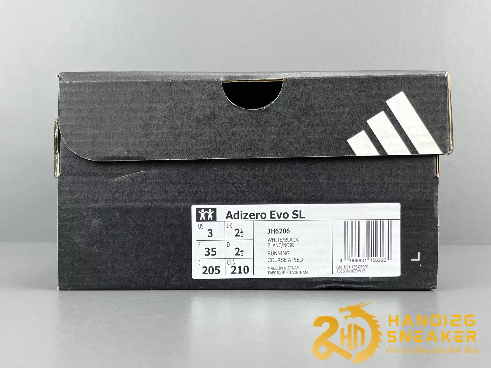 Giày Adidas Adizero Evo SL White Black JH6206 (7)