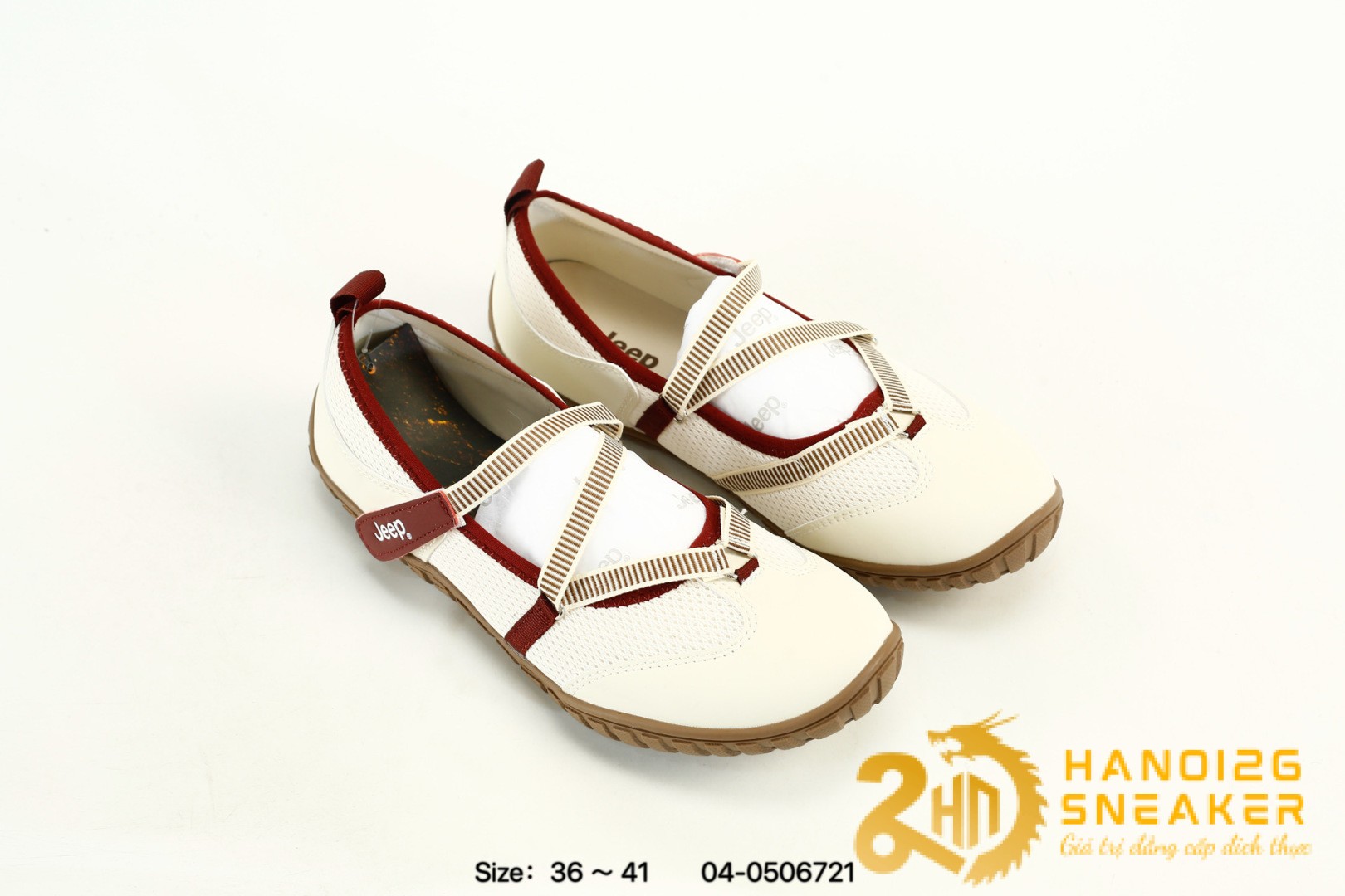 Giày Jeep Mary Jane 3 Dây Quai P651W13111 (7)