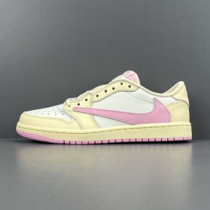 Giày Nike Jordan 1 Retro Low OG SP Travis Scott Shy Pink